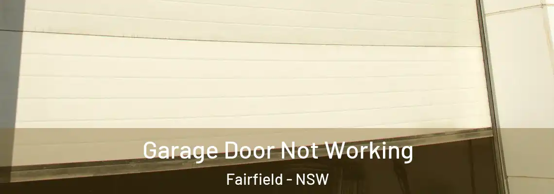  Garage Door Not Working Fairfield - NSW