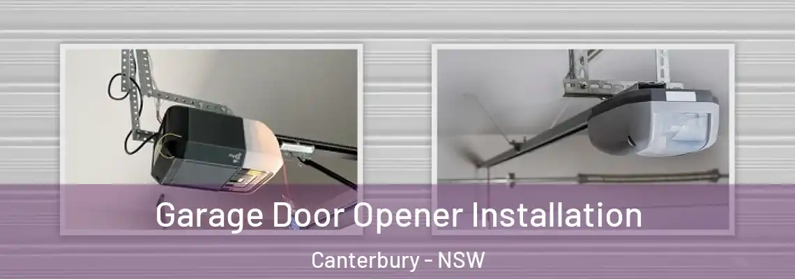  Garage Door Opener Installation Canterbury - NSW