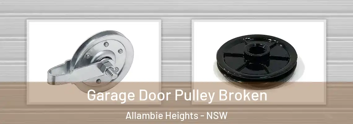  Garage Door Pulley Broken Allambie Heights - NSW
