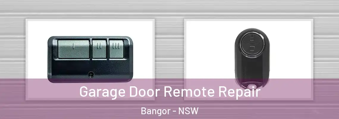  Garage Door Remote Repair Bangor - NSW