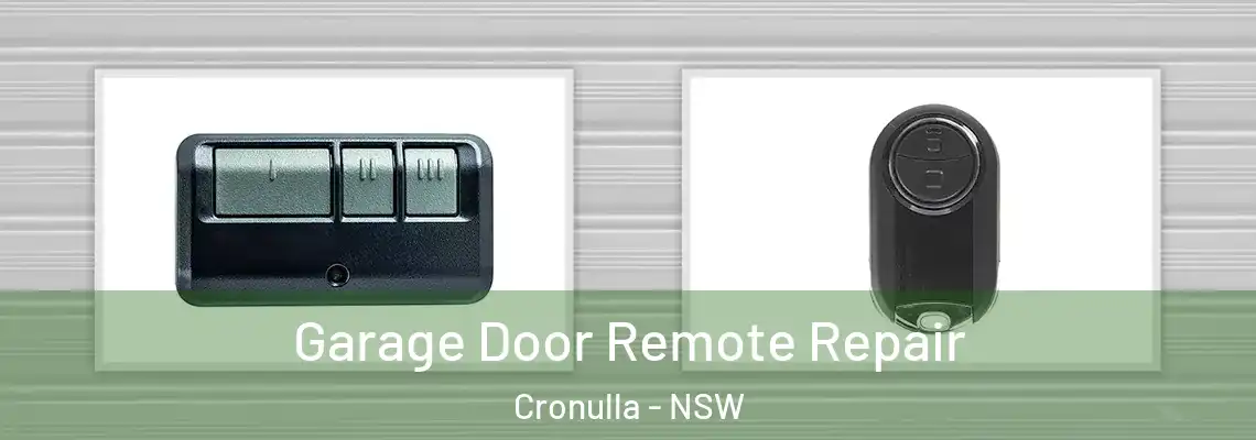  Garage Door Remote Repair Cronulla - NSW