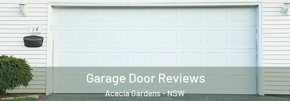  Garage Door Reviews Acacia Gardens - NSW