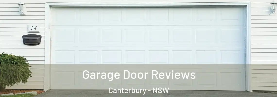  Garage Door Reviews Canterbury - NSW