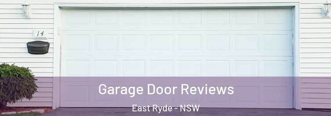  Garage Door Reviews East Ryde - NSW