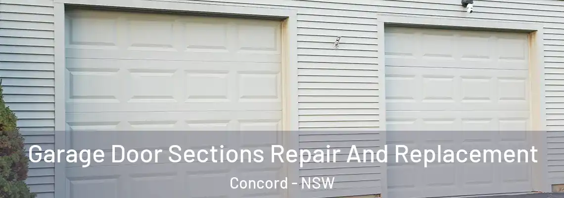  Garage Door Sections Repair And Replacement Concord - NSW