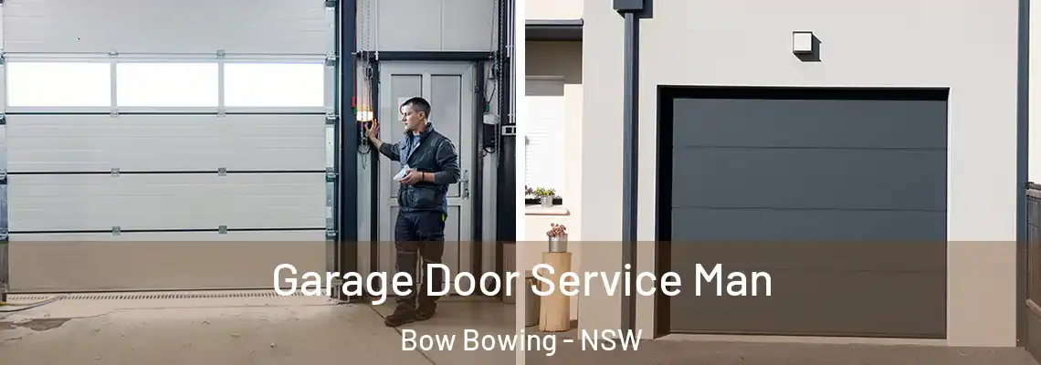  Garage Door Service Man Bow Bowing - NSW