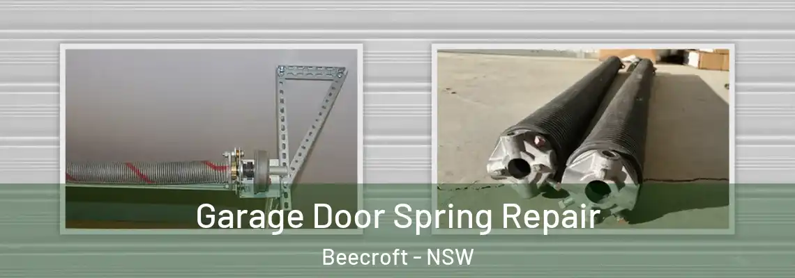  Garage Door Spring Repair Beecroft - NSW