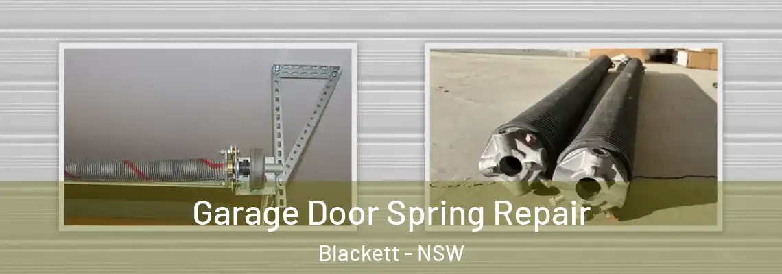  Garage Door Spring Repair Blackett - NSW