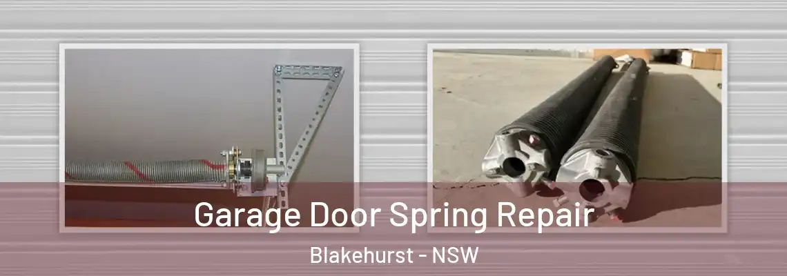  Garage Door Spring Repair Blakehurst - NSW