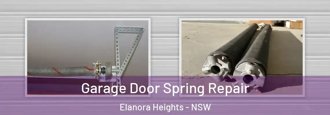  Garage Door Spring Repair Elanora Heights - NSW