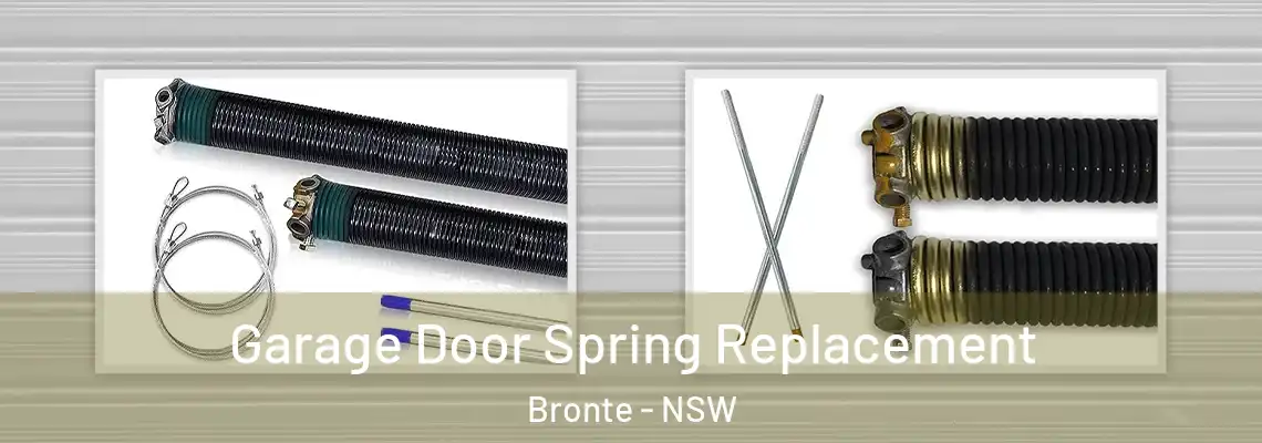  Garage Door Spring Replacement Bronte - NSW