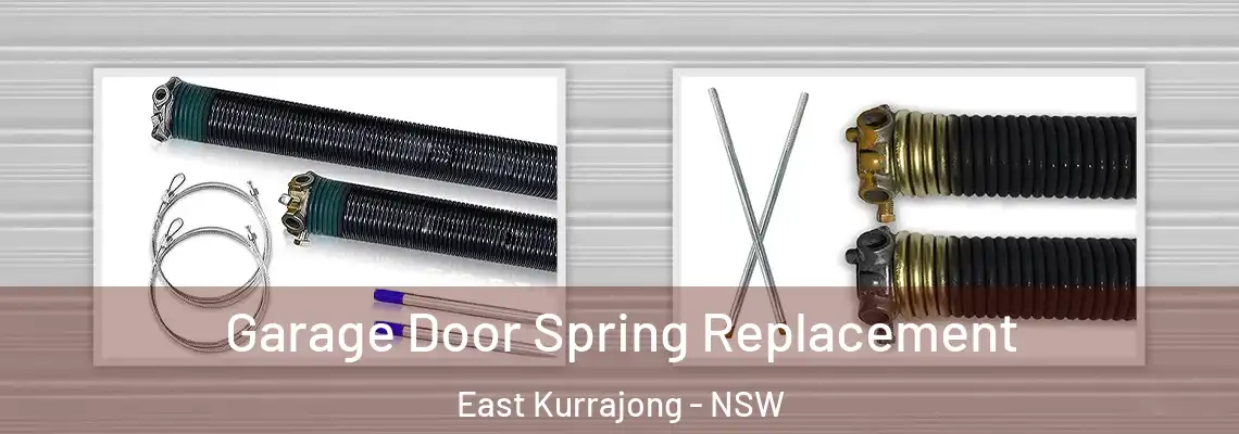  Garage Door Spring Replacement East Kurrajong - NSW