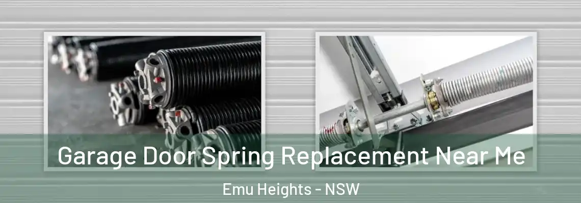  Garage Door Spring Replacement Near Me Emu Heights - NSW