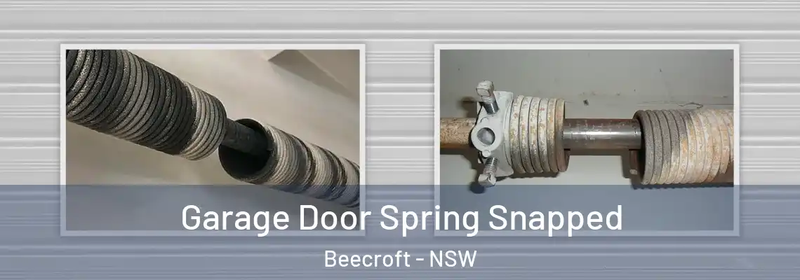  Garage Door Spring Snapped Beecroft - NSW
