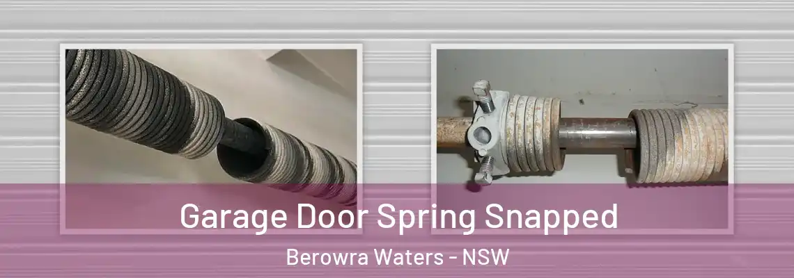  Garage Door Spring Snapped Berowra Waters - NSW