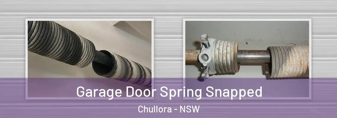  Garage Door Spring Snapped Chullora - NSW