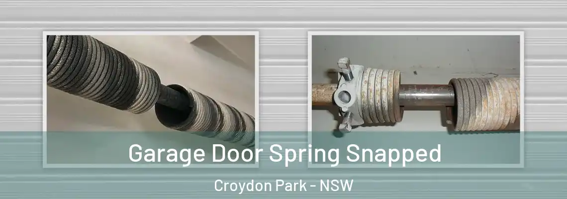  Garage Door Spring Snapped Croydon Park - NSW