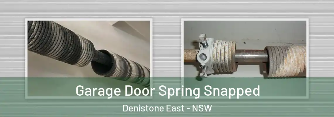  Garage Door Spring Snapped Denistone East - NSW