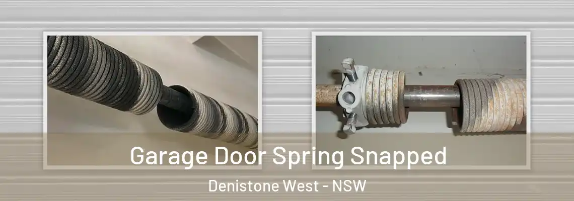  Garage Door Spring Snapped Denistone West - NSW