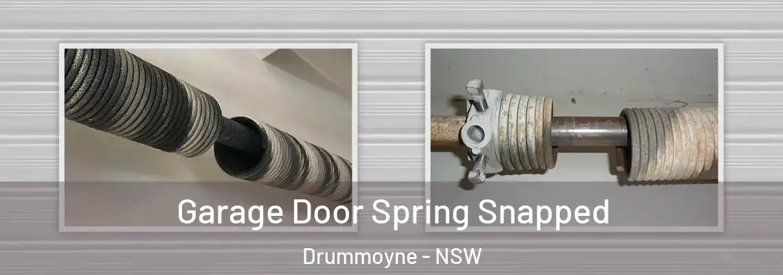  Garage Door Spring Snapped Drummoyne - NSW
