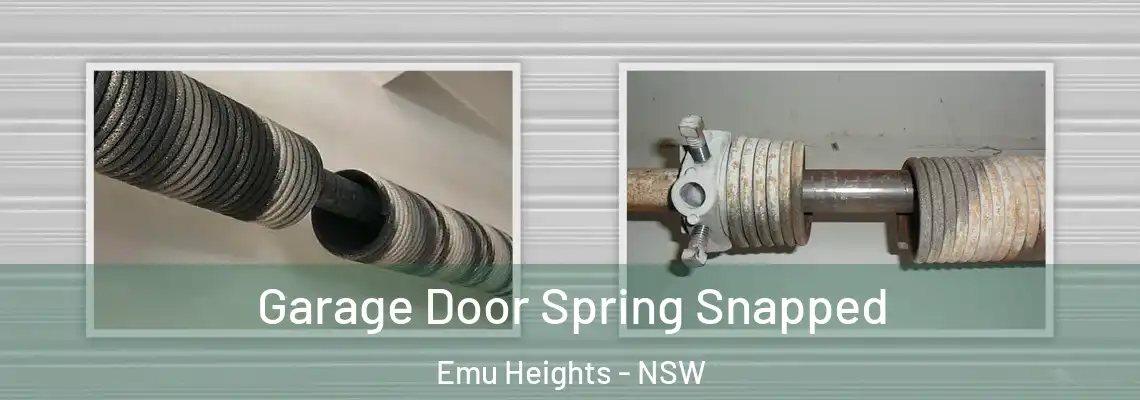  Garage Door Spring Snapped Emu Heights - NSW