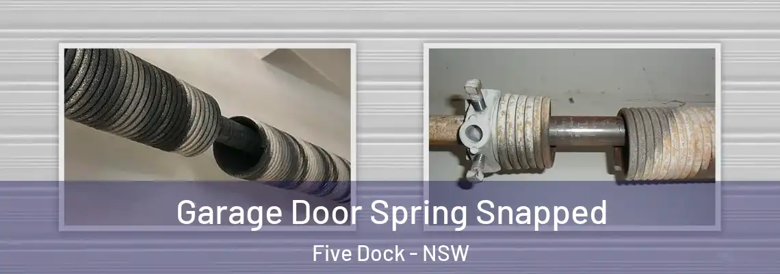  Garage Door Spring Snapped Five Dock - NSW