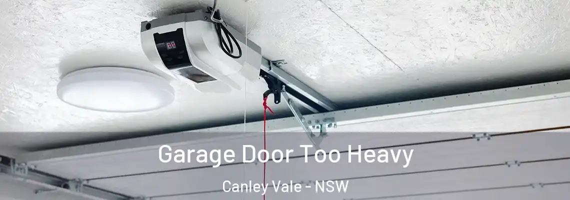  Garage Door Too Heavy Canley Vale - NSW