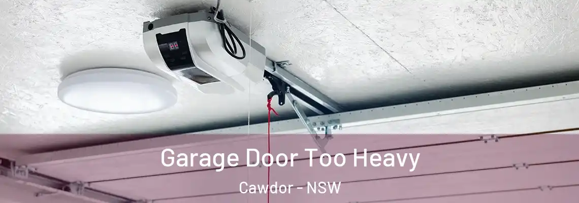  Garage Door Too Heavy Cawdor - NSW