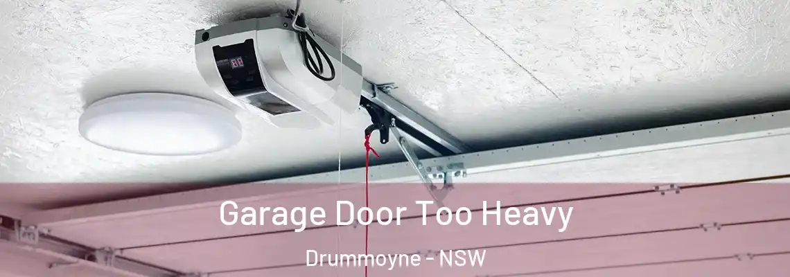  Garage Door Too Heavy Drummoyne - NSW