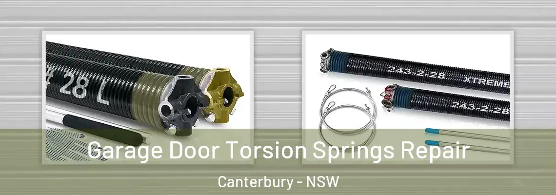  Garage Door Torsion Springs Repair Canterbury - NSW