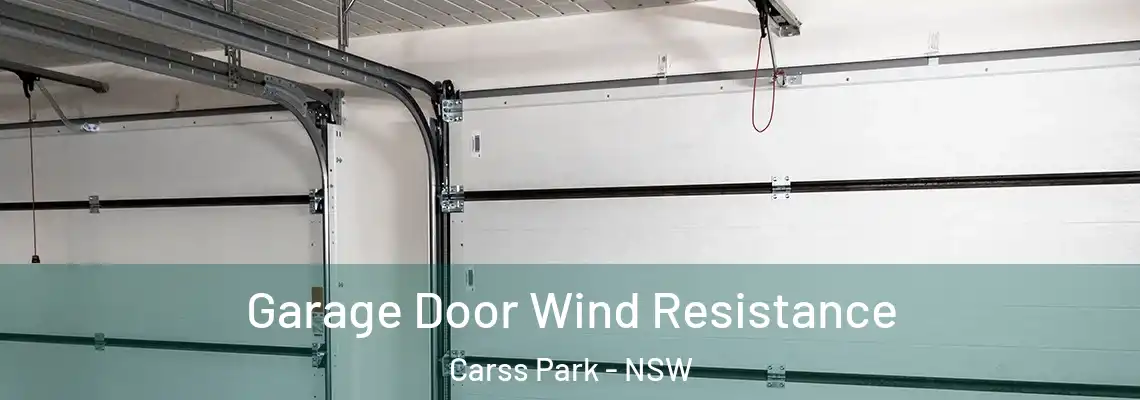  Garage Door Wind Resistance Carss Park - NSW