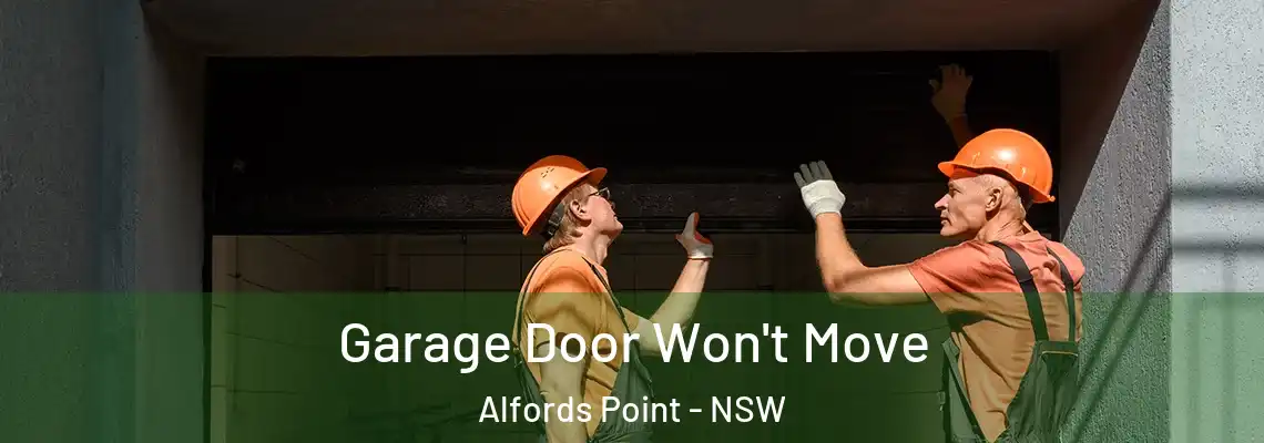  Garage Door Won't Move Alfords Point - NSW