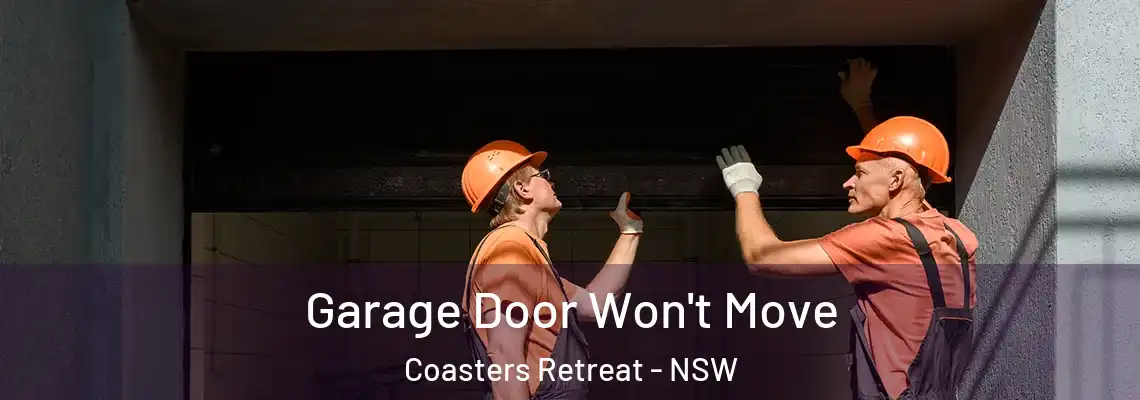  Garage Door Won't Move Coasters Retreat - NSW