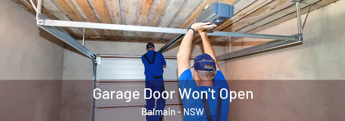  Garage Door Won't Open Balmain - NSW