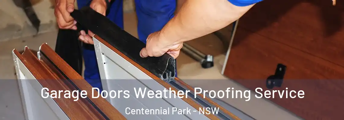  Garage Doors Weather Proofing Service Centennial Park - NSW