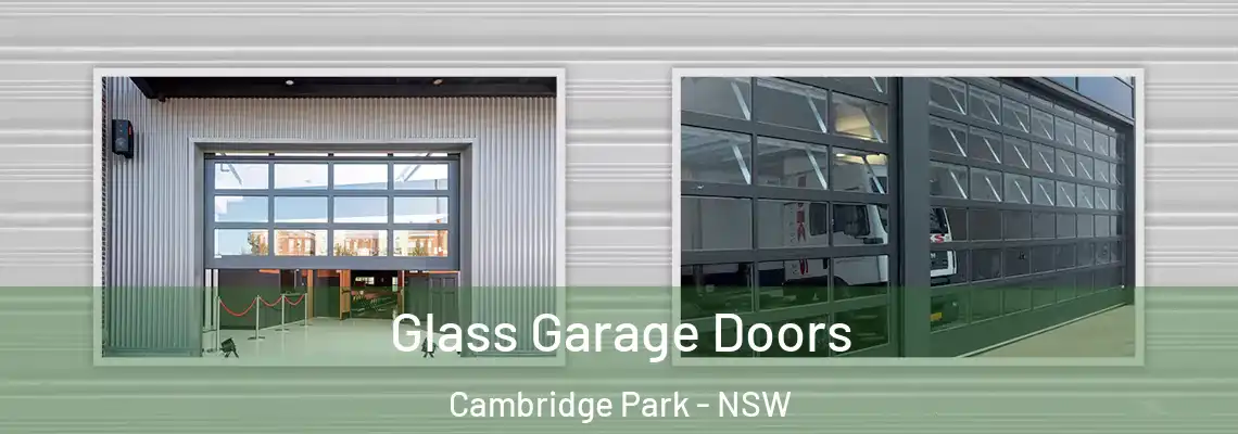  Glass Garage Doors Cambridge Park - NSW