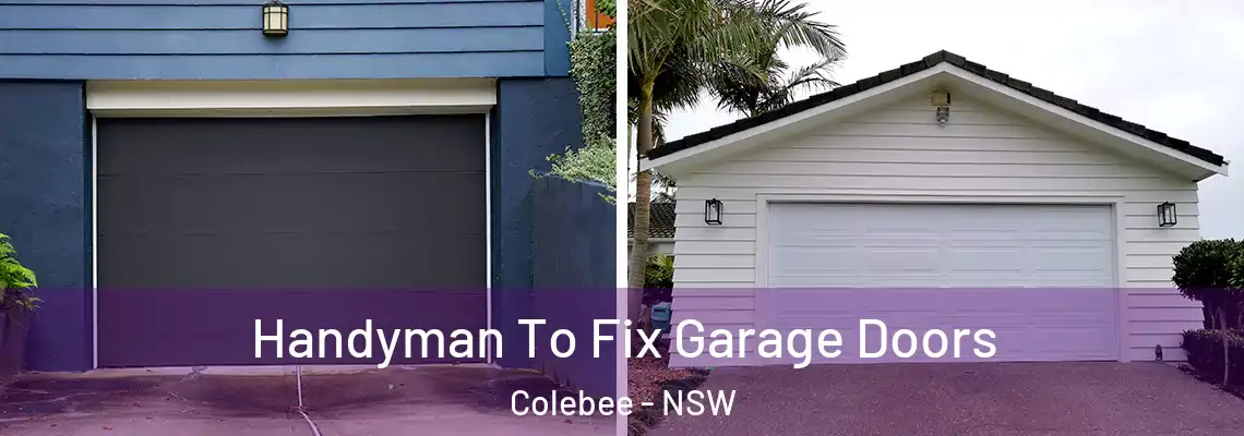  Handyman To Fix Garage Doors Colebee - NSW
