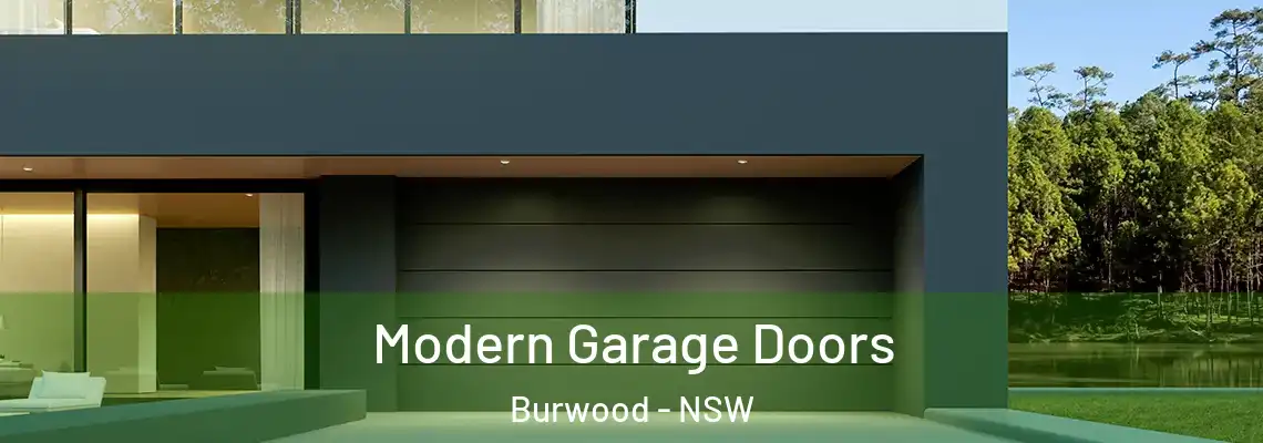  Modern Garage Doors Burwood - NSW