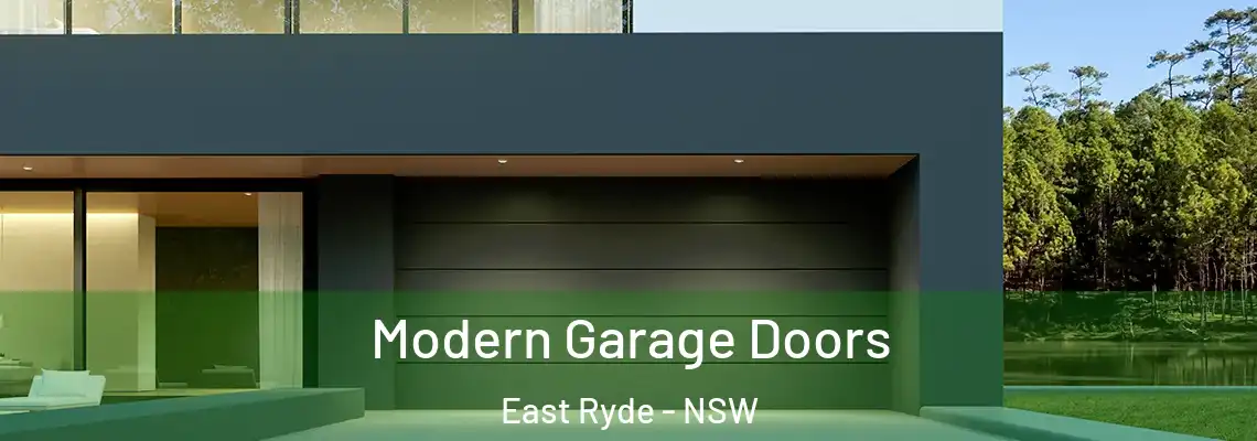  Modern Garage Doors East Ryde - NSW