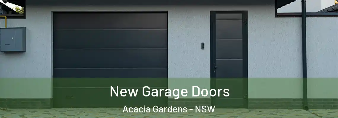  New Garage Doors Acacia Gardens - NSW