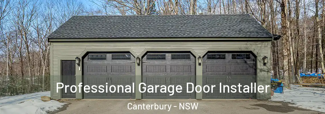  Professional Garage Door Installer Canterbury - NSW