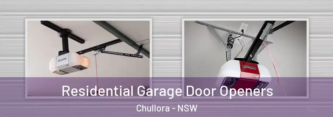  Residential Garage Door Openers Chullora - NSW