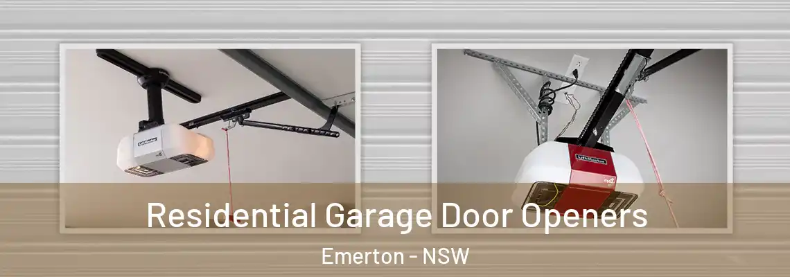  Residential Garage Door Openers Emerton - NSW