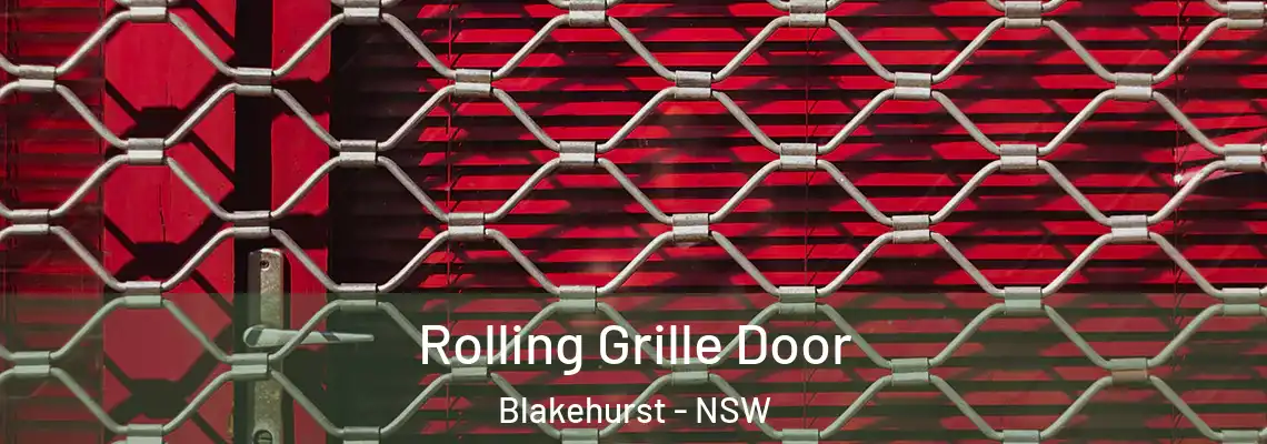  Rolling Grille Door Blakehurst - NSW