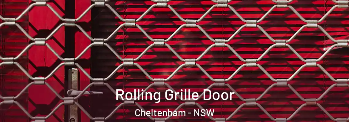  Rolling Grille Door Cheltenham - NSW