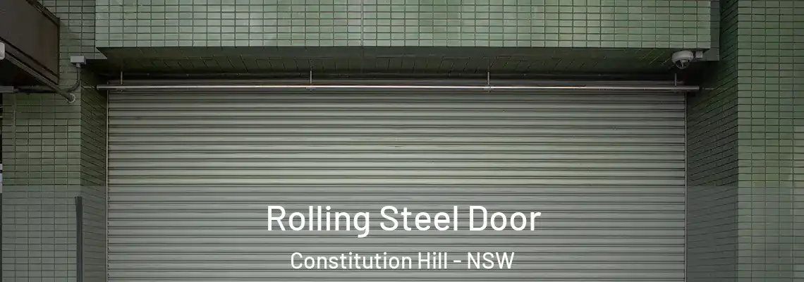  Rolling Steel Door Constitution Hill - NSW