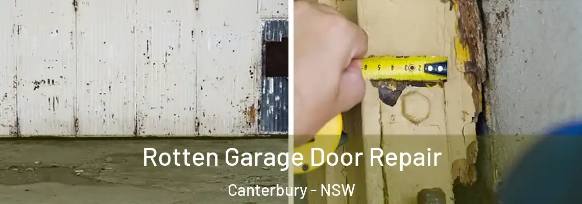  Rotten Garage Door Repair Canterbury - NSW